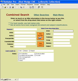 Red Wedge CMS screenshot